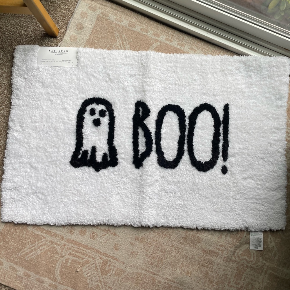 Rae Dunn Boo Ghost Rug
